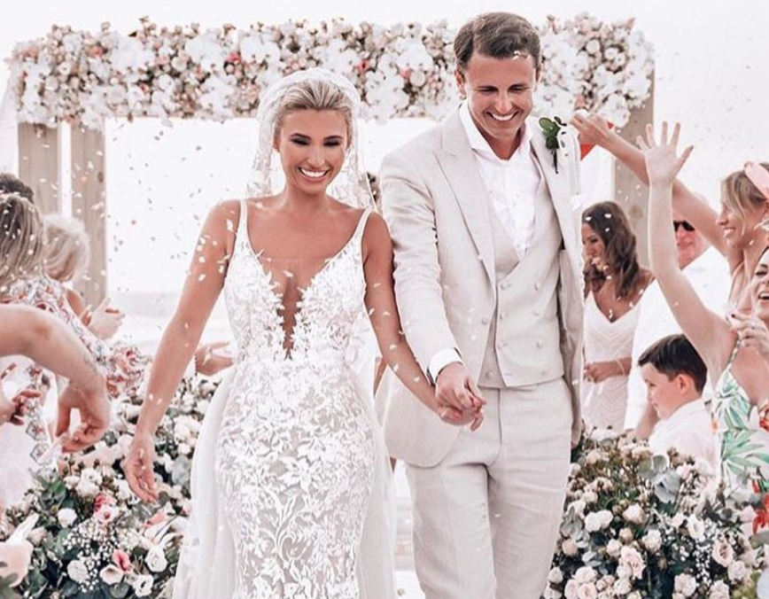 Billie faiers 2025 wedding dress cost